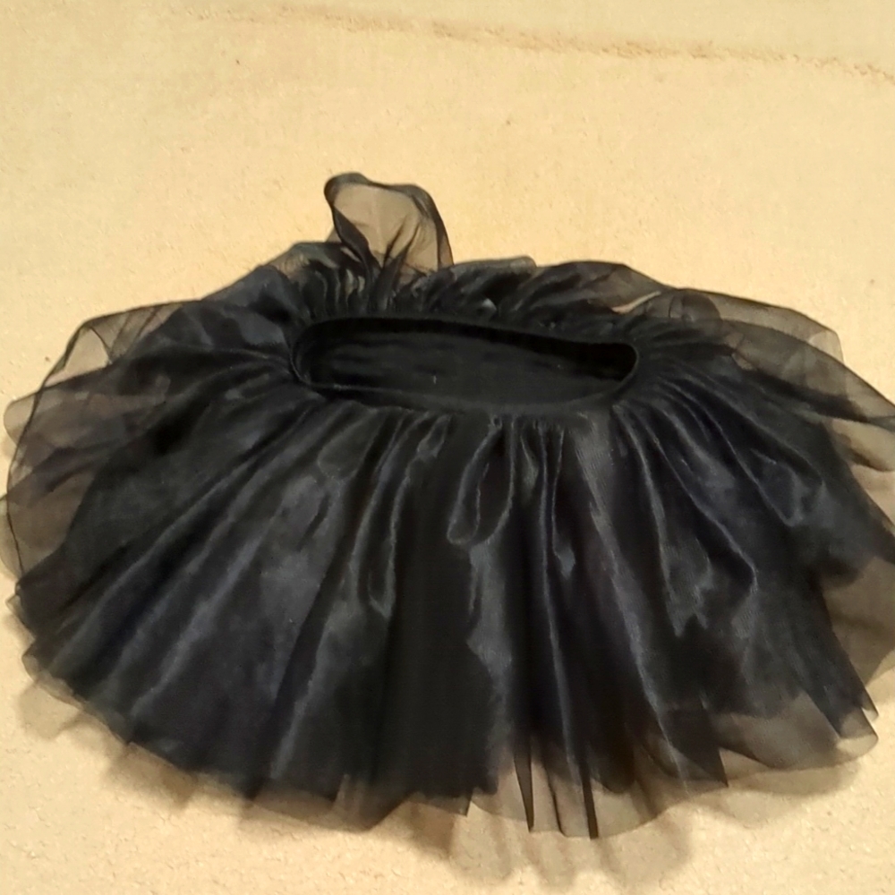 Extra small child's black tutu